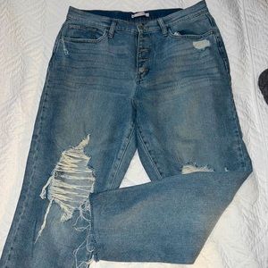 SO Curvy mom ripped jeans in size 13 /31w